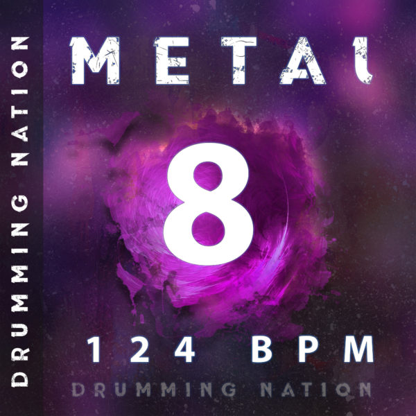 Metal Drum Track - 8 - 124 BPM